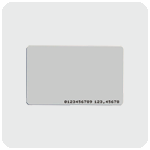 Пластиковая RFID карта EM-Marine TK4100 ISO